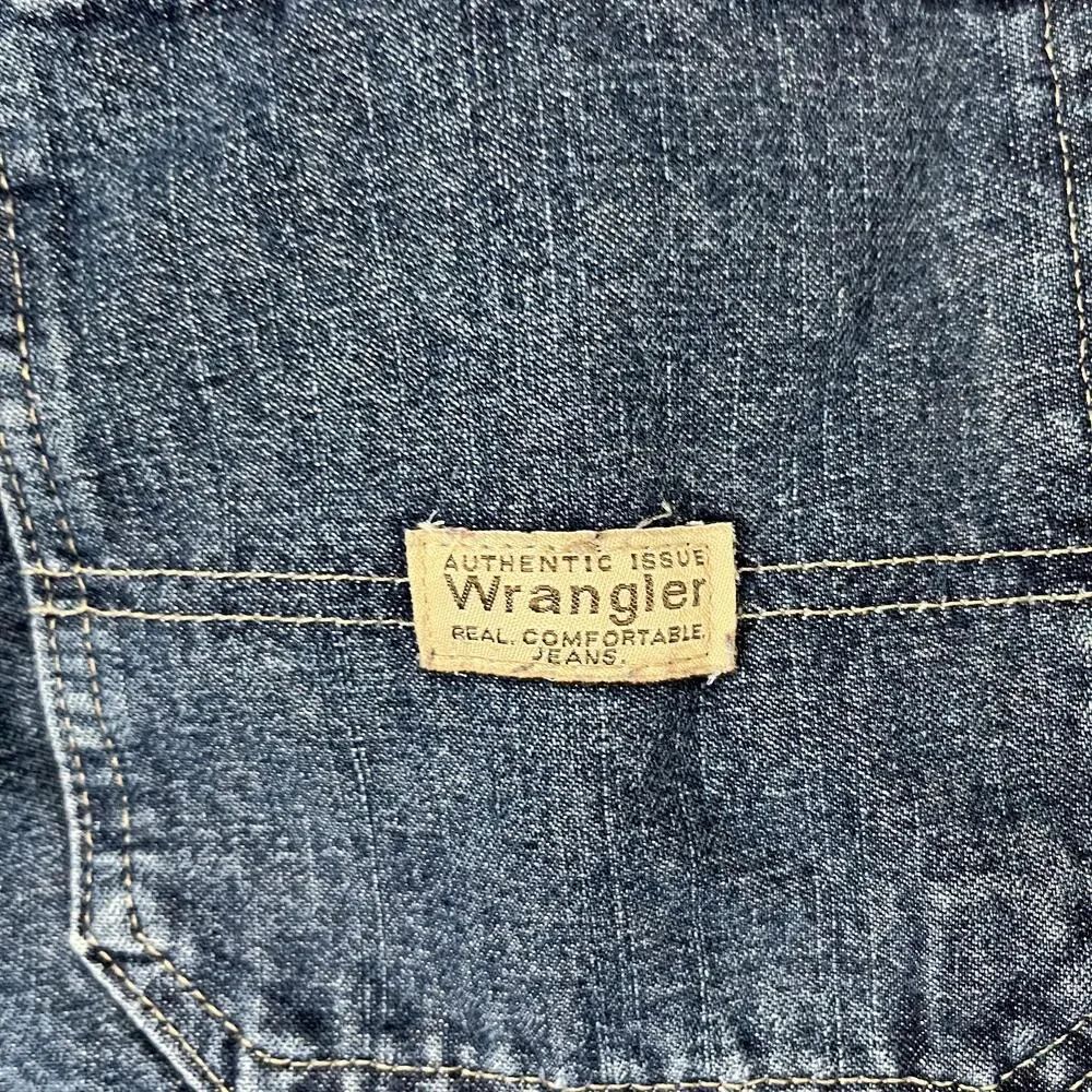 Wrangler Jeans Mens 36x30 Blue Relaxed Straight Lined Insulated Work Denim Pants
